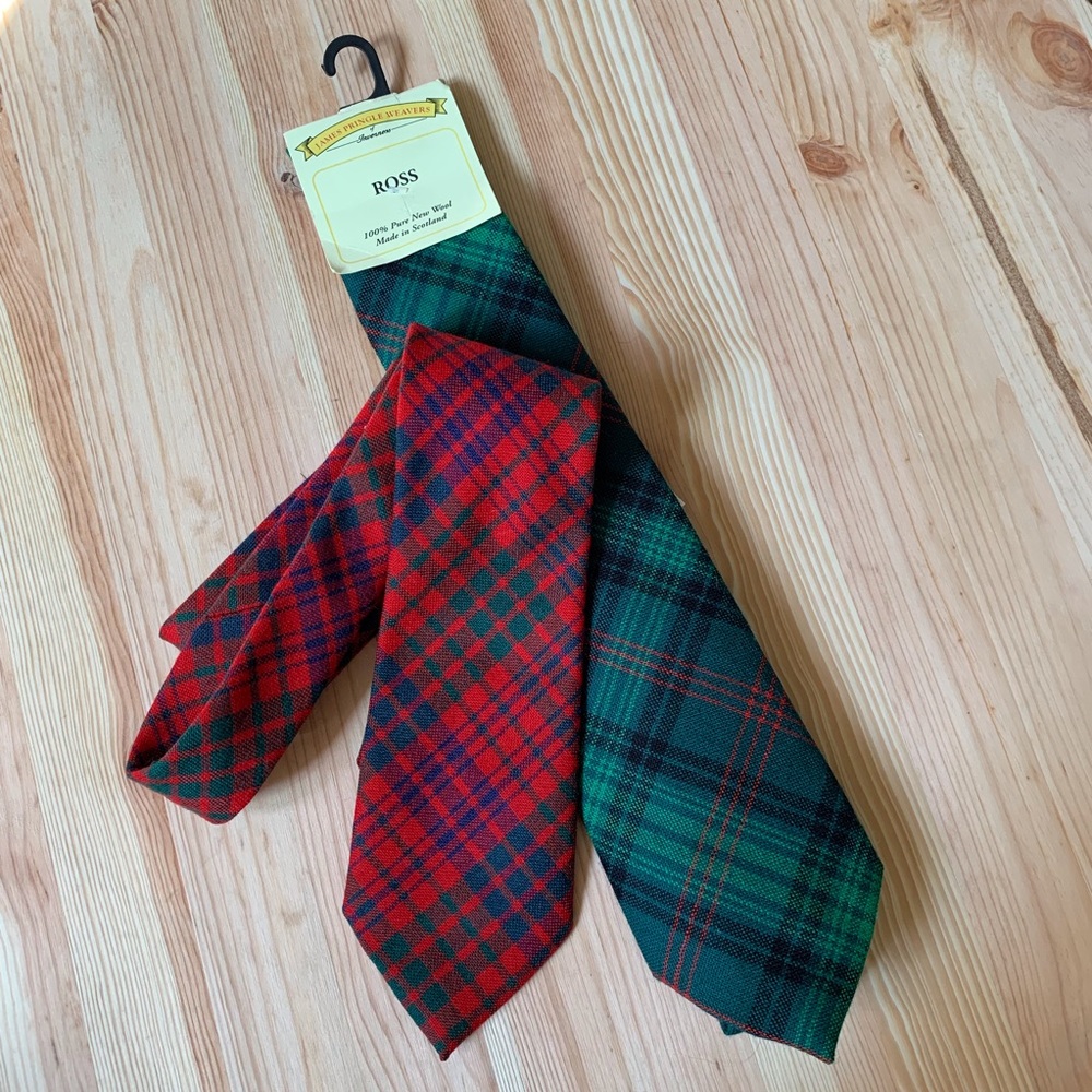 ****Clan Ross tartan ties***